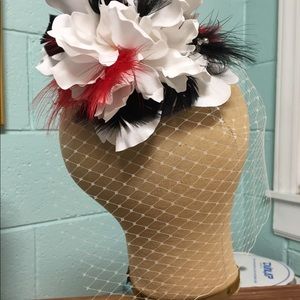 NOT FOR SALE Custom bridal hat for Jaki